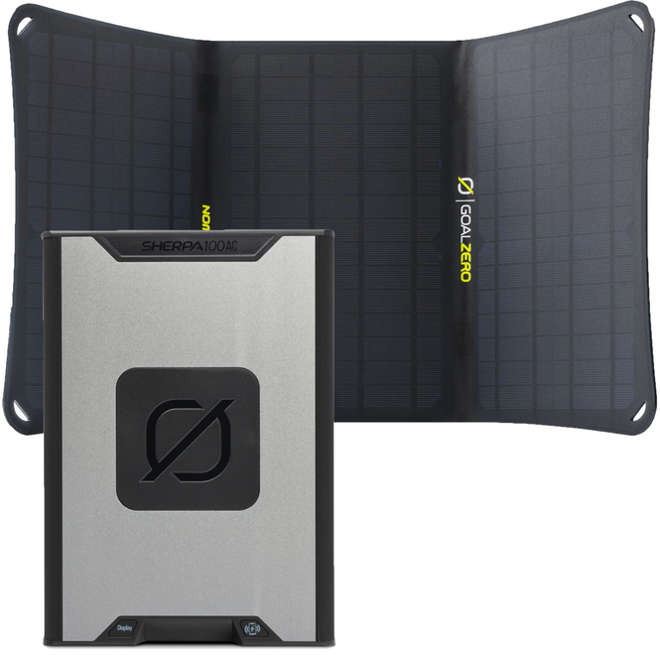 Zestaw solarny Sherpa100 AC V2 z Nomad 20